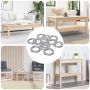 Plovimo įrankiai 12 pcs Sidabro 10 x 10 x 1,2 mm Geležis