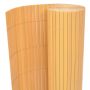 Dvipusė sodo tvora, geltona, 90x300cm, PVC