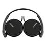 Sony ausinės MDR-ZX110, juodos spalvos, laidinis