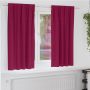 Užuolaidos su žiedais, blokuojančios šviesą 2 pcs Vyno raudona