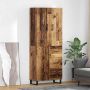Aukštas spintelė 2 pcs Senovinis medis 69,5 x 34 x 180 cm