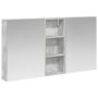 Vonios spintos komplektas su lentyna 3 pcs 130 x 14,5 x 70 cm