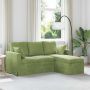 Sofa Šviesiai žalia 198 x 134 x 80 cm Aksomas