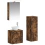 Vonios baldų rinkinys 4 pcs Dūminio ąžuolo
