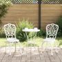 Sodo Bistro Rinkinys 3 pcs Balta Aliuminis
