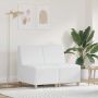 Modulinis sofa vienetas be rankų 2 pcs Balta 55 x 74 x 82 cm
