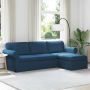 Sofa Mėlyna 215 x 138 x 80 cm audinys