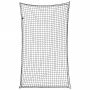 Priekabos tinklas su elastine virve, juodas, 5x3m, PP