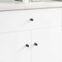 Spyna 2 pcs Juoda 18 x 23 mm Geležis