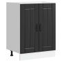 kriauklės pagrindo spintelė Lucca Black Engineered Wood