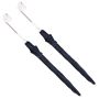 Skėtis su laikikliu 2 pcs Jūrinė mėlyna Ø 105 x 86 cm