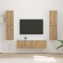 TV spintelių komplektas 6 pcs Amatininkų ąžuolas
