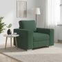 Sofa-kėdė, tamsiai žalia, 100x77x82 cm, velvetas, audinys