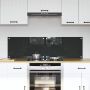 Virtuvės užpakalinė plokštė 2 pcs Tamsiai pilka 70 x 40 cm