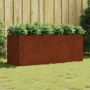 Aukštas sodo lovelis, 200x80x80cm, Corten plienas