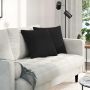 Sofa Pagalvės 2 pcs Juoda 45 x 45 cm audinys