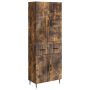 Spintelė 2 pcs Dūminio ąžuolo 66 x 34,5 x 89,5 cm