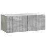 Sieninė TV spintelė Betono pilka 78,5 x 41 x 30 cm