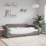Sofa, taupe spalvos, 100x200cm, audinys