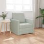 Sofa lova 60cm Šviesiai pilka Aksomas