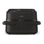 Philips Airfryer Dual Basket | NA150/00 1000 Series | Power 2450 W | Capacity 7 L | RapidAir Plus | Black