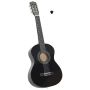 Klasikinė gitara pradedantiesiems ir vaikams, juoda, 1/2 34
