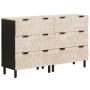 Kabalas 2 pcs Baltos skalbimo apdaila 60 x 33 x 75 cm