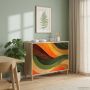 Kabalas BONN Sonoma ąžuolo 102 x 33 x 75 cm Apdirbta mediena