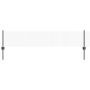 Tvora su stulpais Pilka 0,4 x 10 m Plienas ir PVC