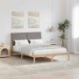 Lovos rėmas Taupe 140 x 190 cm Kietos pušies mediena