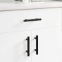 Spintelės rankena 2 pcs Juoda 150 x 12,3 x 35,2 mm