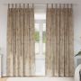 Aksominio tipo užuolaidos 2 pcs šampano 225 x 140 cm Aksomas