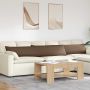 Sofa Pagalvės 2 pcs Ruda 200 x 40 cm audinys
