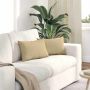 Sofa Pagalvės 2 pcs Pilkai žalia 50 x 30 cm Kordūrinis audinys
