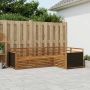 Lauko sofos komplektas 4 pcs Natūrali 247,5 x 168,5 x 73 cm