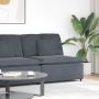 Modulinė sofa su pagalvėlėmis, tamsiai pilka, 100 cm