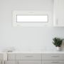 Požeminio lango RISOR 100 x 40 cm PVC ir stiklas Balta