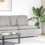Modulinė sofa su pagalvėlėmis, pilka, 100 cm