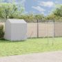 Lauko voljeras šunims su stogu, sidabrinis, 6x6x2,5m, plienas
