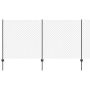 Tvora su stulpais Pilka 1,2 x 10 m Plienas ir PVC