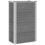 Paaukštinta sodo lova Pilka 50 x 30 x 22 cm WPC ir aliuminis