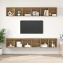 TV spintelių komplektas 4 pcs Amatininkų ąžuolas