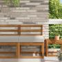 Lauko sofa pagalvėlė Pilka 60 x 60 x 8 cm Poliesteris