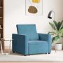 Ištraukiamas sofa-lova vienvietis Mėlyna 90 x 165 x 87 cm