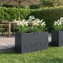 Sodo vazonas Antracito 80 x 20 x 49 cm Šaltai valcuotas plienas