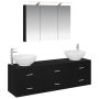 Vonios baldų rinkinys 4 pcs Juodojo ąžuolo