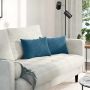 Sofa Pagalvės 2 pcs Mėlyna 50 x 30 cm Kordūrinis audinys