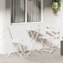 Sodo Bistro Rinkinys 3 pcs Balta Plienas