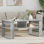 Kavos staliukas Betono pilka 96 x 54 x 44 cm Apdirbta mediena