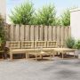 Lauko sofos komplektas 6 pcs Balta ir kreminė 79 x 79 x 37 cm